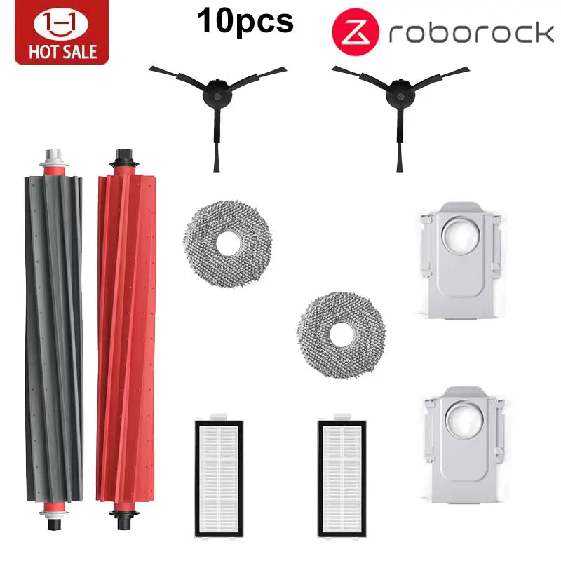 Roborock Qrevo Master / Qrevo Slim Robot Vacuums Cleaner Accessory Main Side Brush Hepa Filter Mop Cloths Dust Bag Spare Part