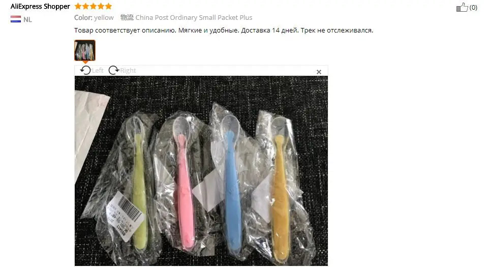 Baby Feeding Spoons Training Children Infant Temperature Sensoning Food Grade Flatware Tableware Cutlery Silicone Spoon With Box