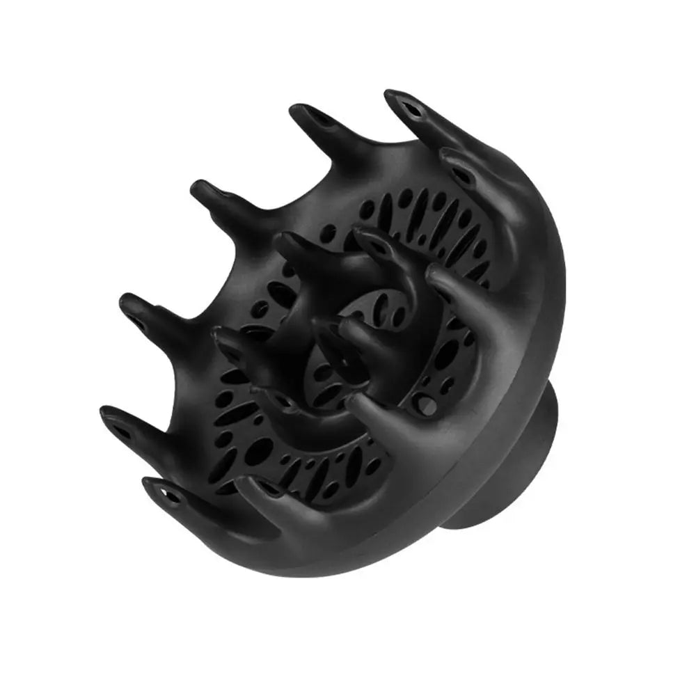 Black Hair Roller Curly Tool Salon Hair Air Curler Hair Dryer Curls Diffuser Blower Hairdressing