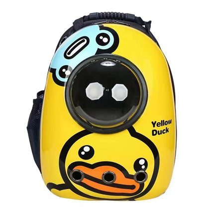 PET carrying bag Spacecraft pet backpack Large capacity cat bag Outgoing bag, portable pet backpack  Breathable pet backpack