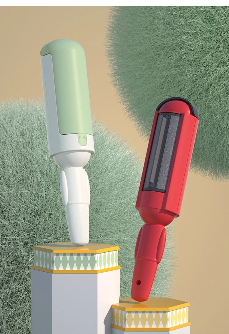 Pet Hair Remover Reusable Pet Lint Roller Brush Multi-purpose Sofa Clothes Hair Sticker Roller Sticker Lint Remover