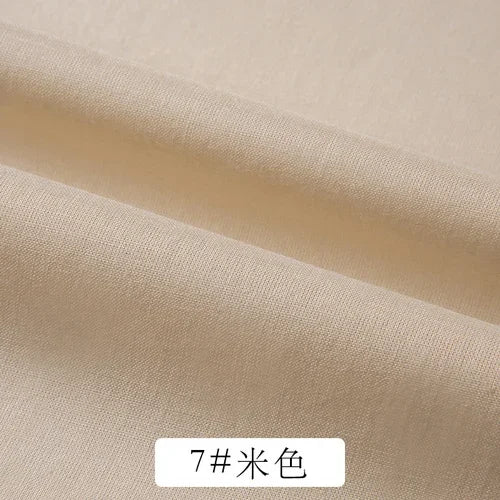 Cotton Summer Solid Color Clothing Lining Cloth White Cotton Dress Mesh Cotton Clothes Lining Fabric