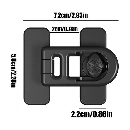 Freezer Door Lock Safety Refrigerator Door Latch Locks Child Proof Fridge Lock Oven Baby Proofing For Kitchen Microwave