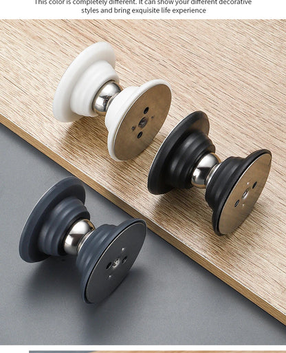 Rubber UFO magnetic door suction, indoor bedroom door, floor suction, door stopper, door handle protector