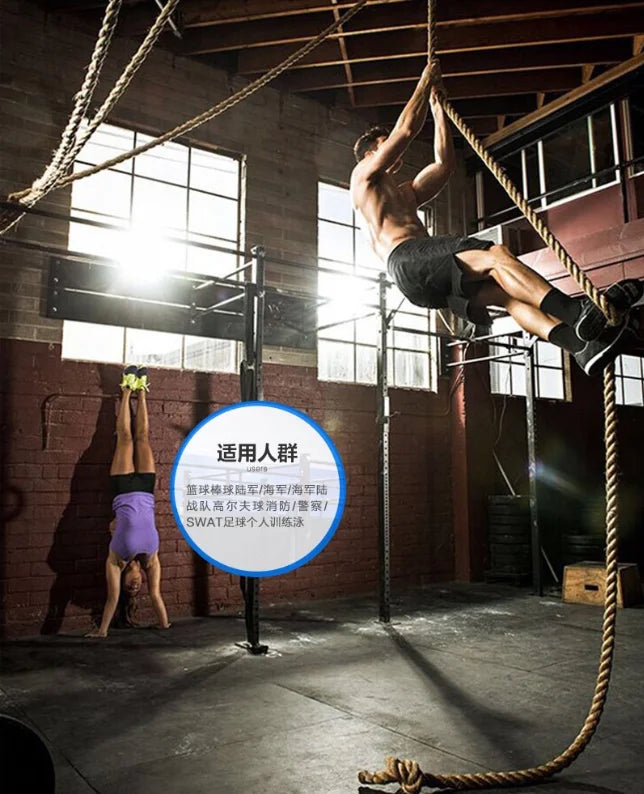 38 MM*4/6/9 M Professional Climbing Rope Strong Jute Rope Mountain Climbing Training Cord Outdoor Sports Accessories