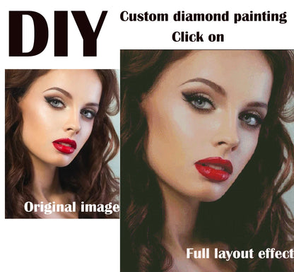 Diamond Embroidery Girl 5D DIY Diamond Painting Garden Portrait Cross Stitch Flower New Year Gift Home Décor