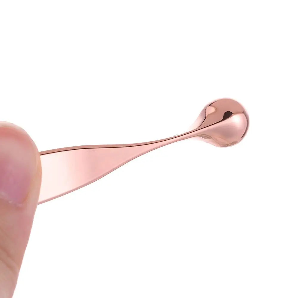 Anti Wrinkle Eye Cream Spoon Applicator Tool Mixing Spatulas Metal Face Mask Spoon Sticks Eye Cream Massage Sticks Beauty Scoop