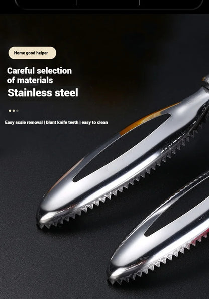 Stainless Fish Scales Scraping Graters Fast Remove Cleaning Peeler Scraper Bone Tweezers Tool Gadge Kitchen Accessorie Gadgets