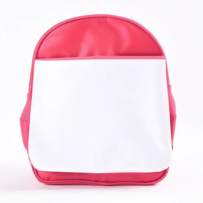 Colorful School Bag for Children Sublimation Blank  Backpack Bookbag For Student Boys Girls  Rucksack Travel Bagpack
