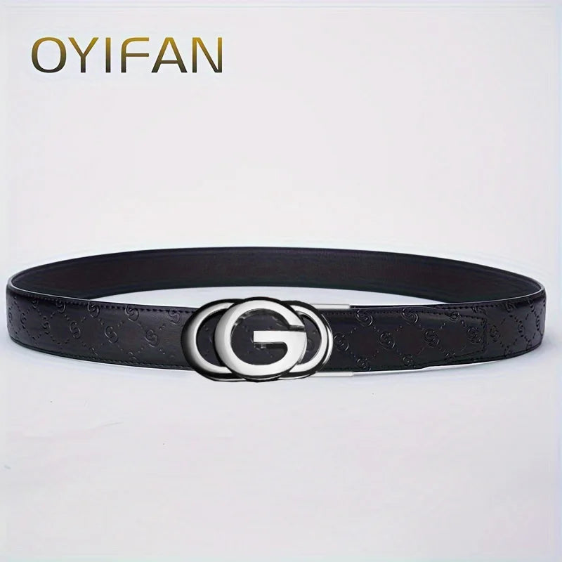 Fashions Men's Belt, Genuine Leather Belt, 3.5cm Automatic Belt with Alloy Buckle, High Quality Belt for Men，luxury belt men