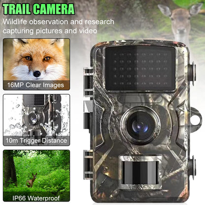 1pcs Hunting Trail Camera Wildlife Camera Night Vision Motion Activated Outdoor Forest Camera Trigger Wildlife Scouting Camera