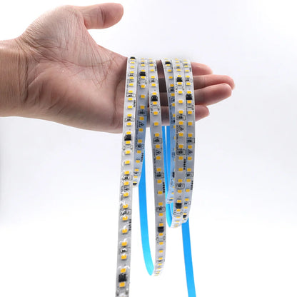 5m 10m 20m 50m LED Strip Light AC 220V 230V 240V IP55 2835 120 LEDs Flexible Ribbon Rope Lights Tape 9 Colors Home Decoration