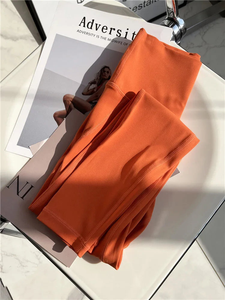 No need wear Underware Yoga Sport Pant Fitness Workout Tights and Soft Women High Waist Running Gym Leggings