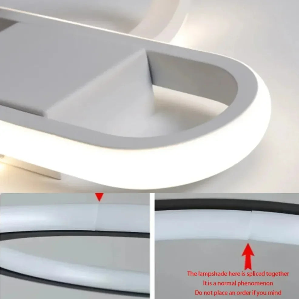 LED Strip Aisle Ceiling Lights Modern Minimalist Living Room Lamps For Balcony Entrance Staircase Home lighting Led 3 color