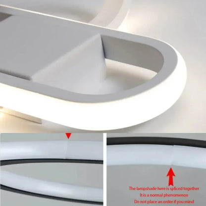 LED Strip Aisle Ceiling Lights Modern Minimalist Living Room Lamps For Balcony Entrance Staircase Home lighting Led 3 color