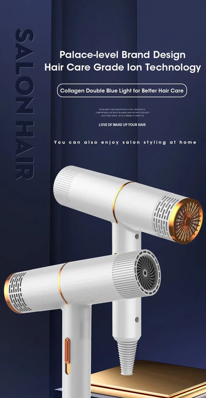 Hair Dryer 110V/220V Professional Powerful Hair Dryer FastHeating Salon Hair Styler Tool High-speed Hair Dryer For HomeDormitory