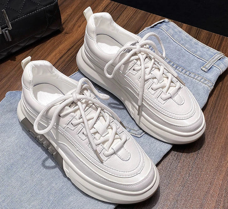 Sports Shoes For Women 2024 White Low Fashion Casual Flat Sneakersy Autumn Hit Spring Without Heel Womens Shoe Stylish New