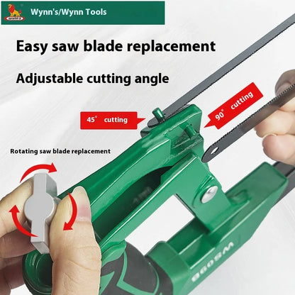 Damaly, Hacksaw Stand, Aluminium Power Hand Saw, Household Mini Adjusting Saw, Bow Stand, Woodworking Saw, Hand Saw