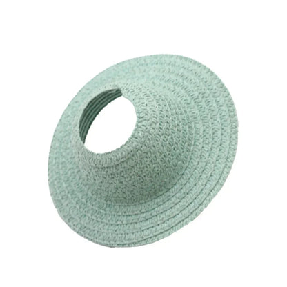 Labubu Ropa V1V2 Colorful Hollow Top Straw Hat Outdoor Labubu Clothes Accessories