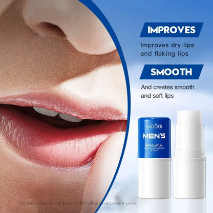 Men Lip Balm Moisturizing Hydration Fading Lip Lines Anti-Cracking Remove Dead Skin Refreshing And Not Greasy Exquisite Lip Care