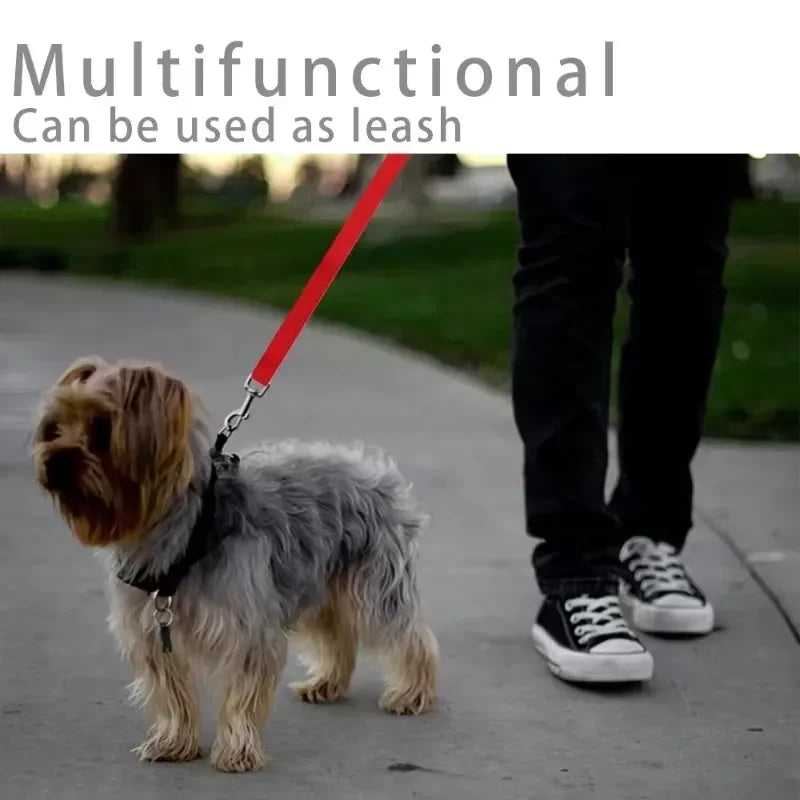 Adjustable Universal Practical Safety Seat Belt Harness Leash for Cat Dog Puppy Travel Clip Strap Leads