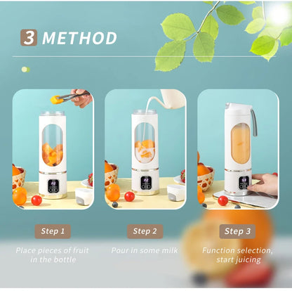 Electric Juicer Cup 8/12 Blades Milkshake Machine Portable Fruit Milk Mixing Tool Mini Fresh Juice Portable Blender For Home