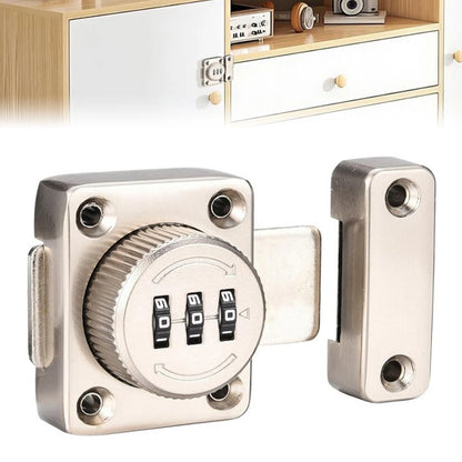 No-Punch Combination Door Cabinet Locks No Keys Needed Children Safety Enhanced Security for Home Interior Doors Entry Gate