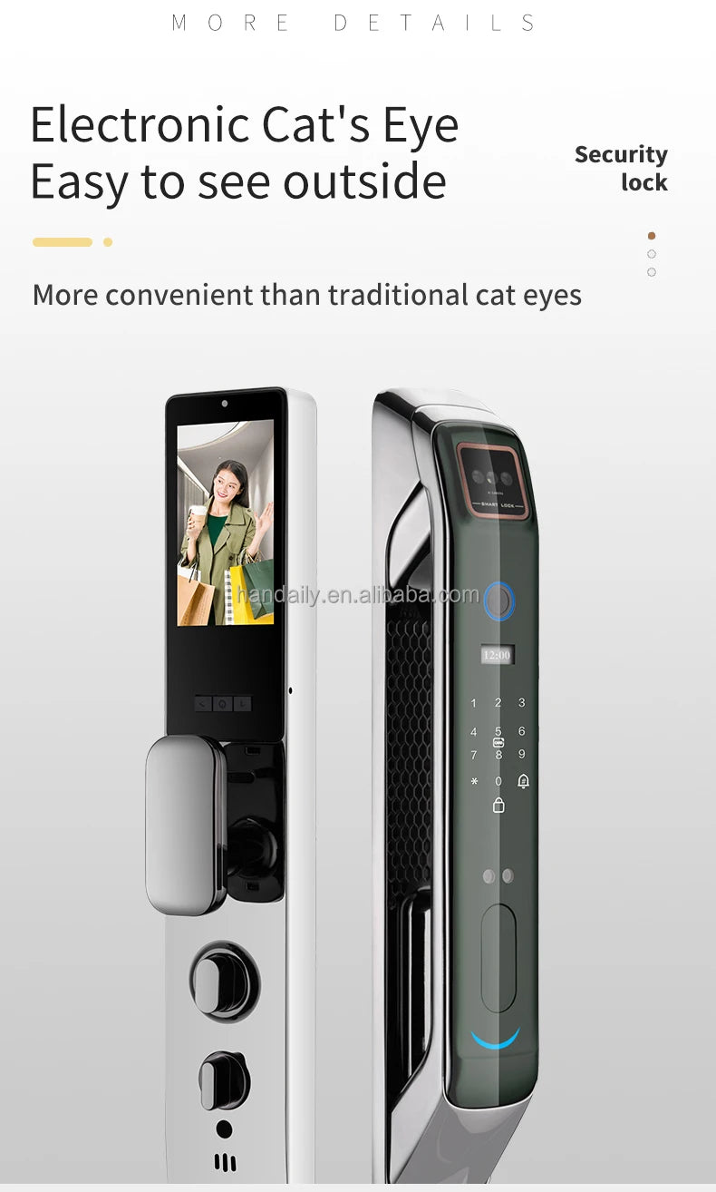 Usmart Go Smart Door Lock  Fingerprint Intelligent Digital Support Real Time Video Intercom Function Smart Door Lock