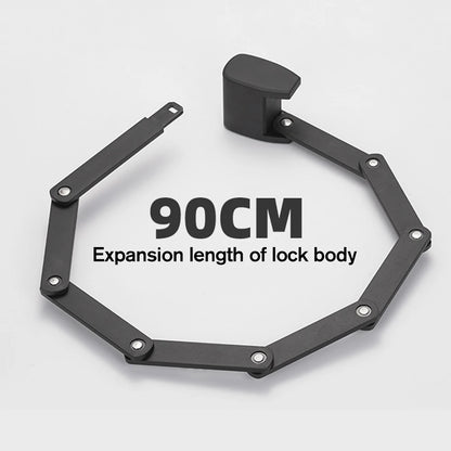 Bicycle Lock Heavt Duty Anti-Theft Smart Fingerprint Folding Lock Alloy Steel Anti-Hydraulic Shear Motorcycle Bike Accessories