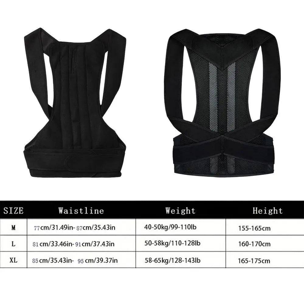 Back Posture Correction Belt Hunchback Corrector Men Women Sitting Posture Adjustable Correction Belt Hunchback Posture Correct