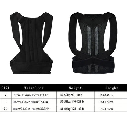Back Posture Correction Belt Hunchback Corrector Men Women Sitting Posture Adjustable Correction Belt Hunchback Posture Correct
