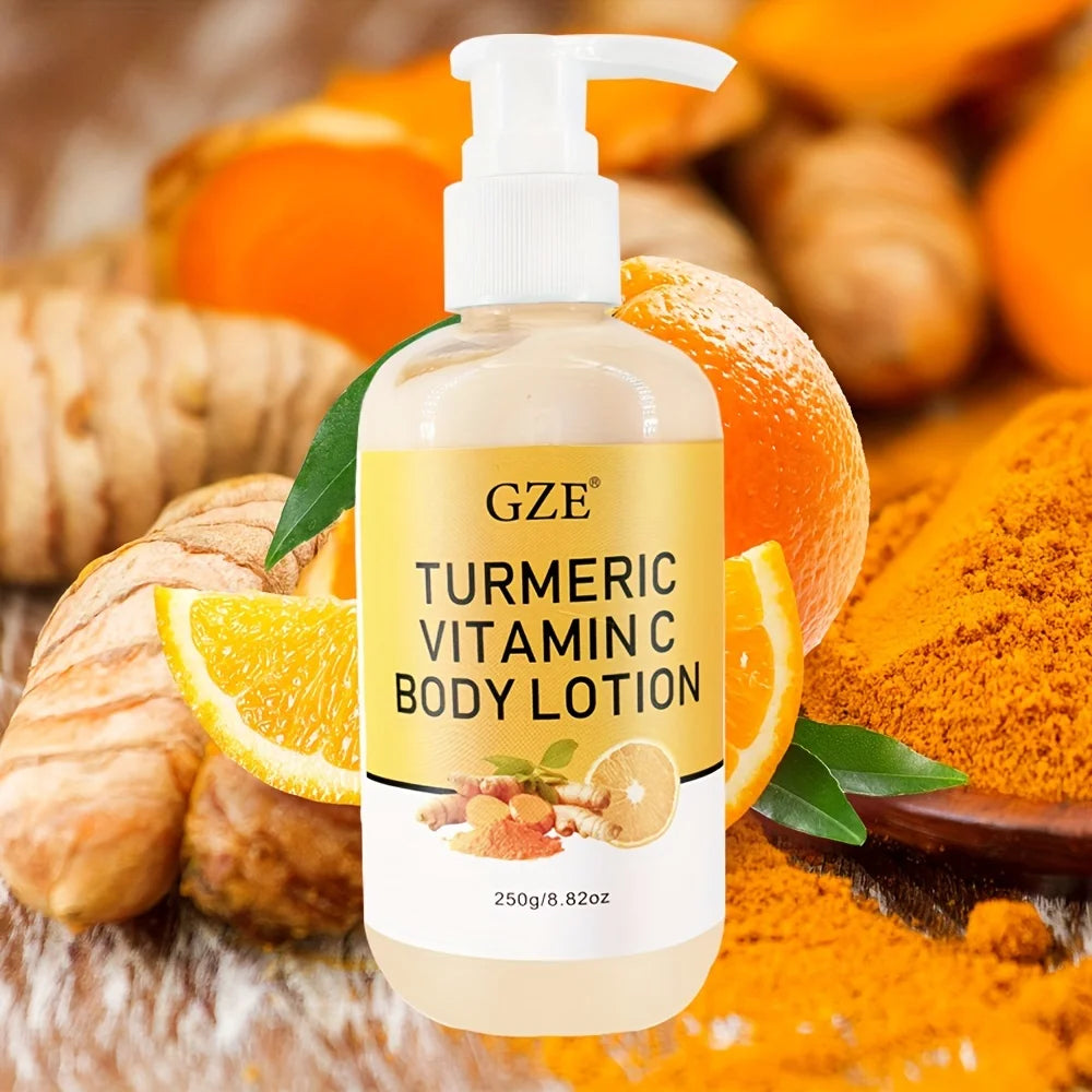 GZE TURMERIC VITAMIN C BODY LOTION Vitamin C Cream Face & Body Lotion, Moisturizer Firming & Brightening
