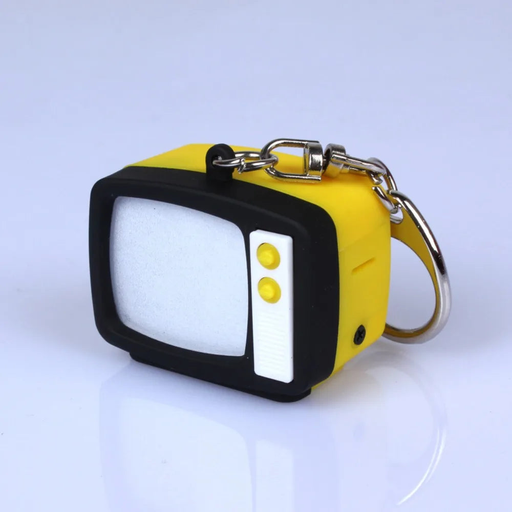 Creative Retro Television Keychain Miniature Television Tv Model Toy Creative Children Toy Keychain Pendant