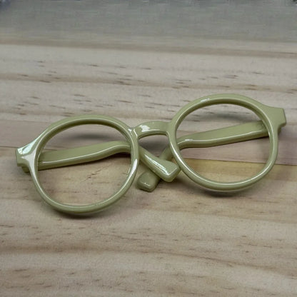 LABUBU 17cm Doll 6.5cm Transparent Glasses Stylish Sunglasses for 1/8 -1/4 BJD Doll Accessories