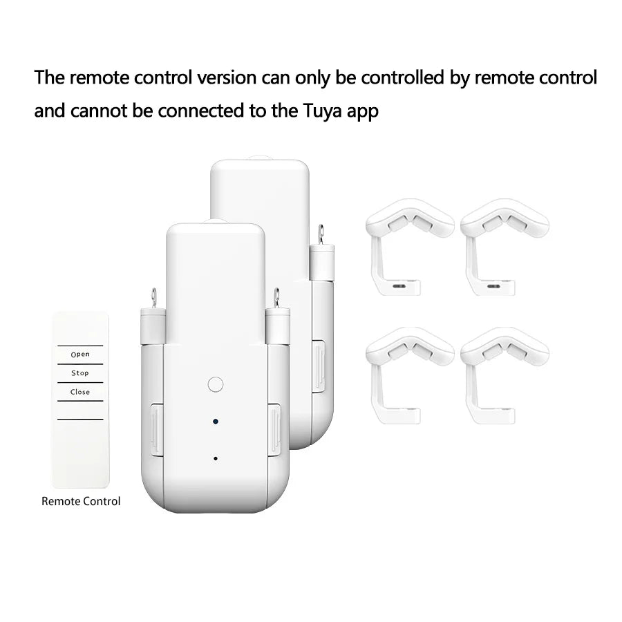 Smart For Home Curtain Opener Electronic Roman Rod/T-track/U-rail Curtain Motor Robot Remote Button Control Curtain Switch Robot