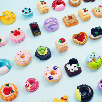 1:12 Miniature Furniture Shopping Cart Refrigerator Kitchen Shelve Mini Drink Dessert Food Dollhouse Kitchen Toy Model Gift