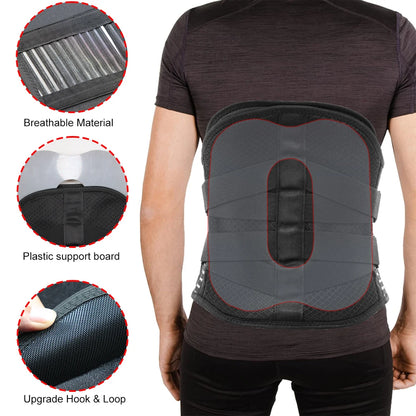 1PCS Back Brace for Lower Back Pain - Backs Support Belt for Women Man,Relieve Waist Pain,Improve Posture with Comfort Back Pain