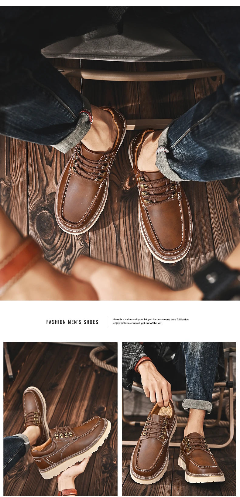 Outdoor Hiking Shoes Men Sneakers Summer Slip on Casual Men Shoes Breathable Suede Leather Shoe Anti-skid Walking Shoes Footwear