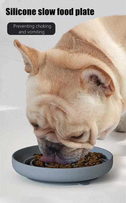 Slow Food Bowl Silicone Dog Lick Mat for Dogs Pet Slow Food Plate Non-sliping Pet Anti-choking Feeder Dog Food Bowl Pet Supplies