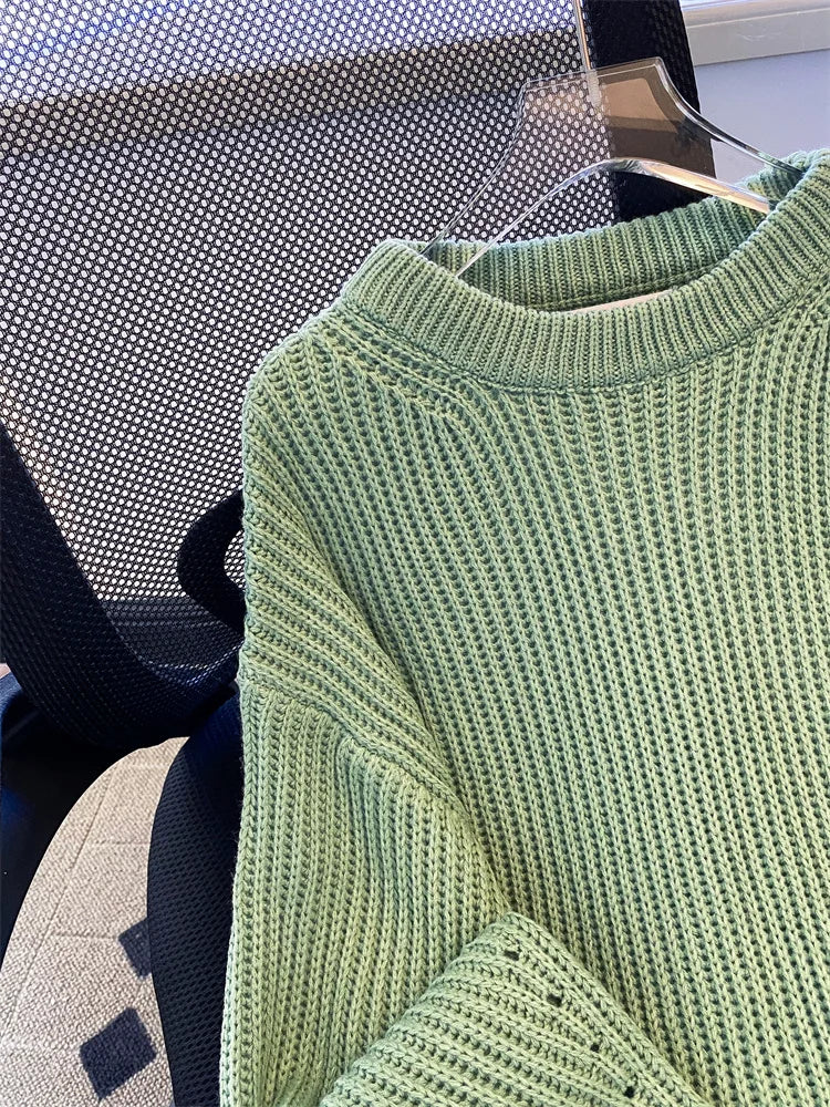 Syiwidii Oversized Sweaters for Women Knit Pullover Spring Autumn Winter Long Sleeve Causal Fashion Elegant Ladies Loose Jumpers