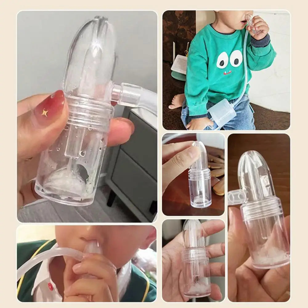 New Baby Nasal Aspirator Nose Sucker Nasal Aspirator Quiet Manual Nose Suctioners for Babies Baby Nasal Sucker Aspirator Snot