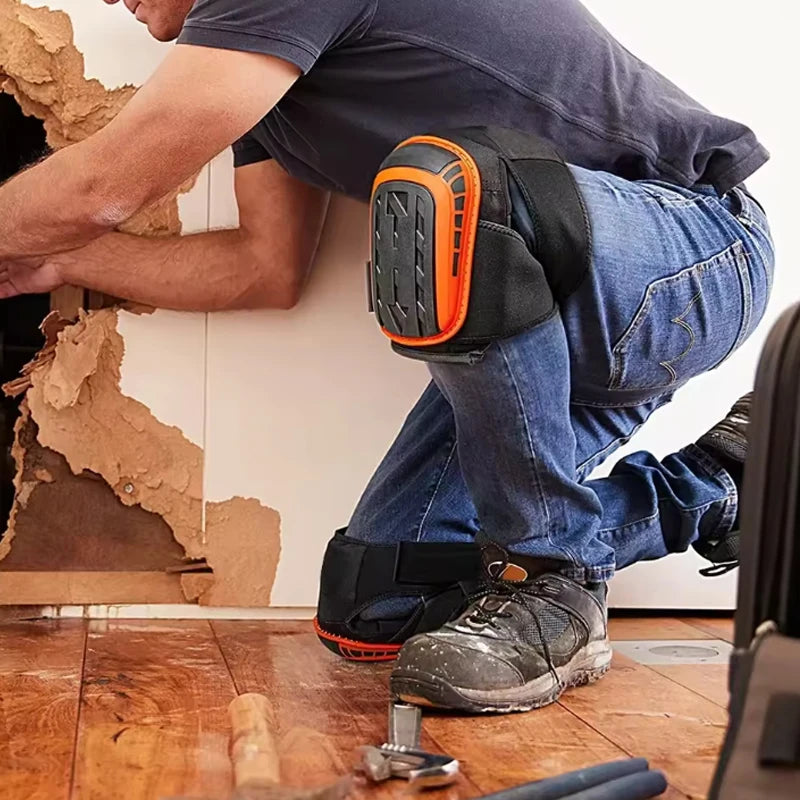 Adjustable knee pads. Professional knee joints feature high-strength EVA foam filler with a comfortable gel pad