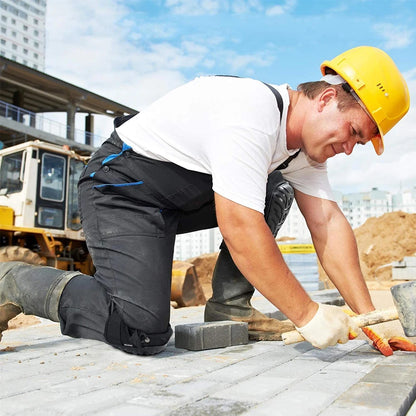 Construction Knee Pads with Thick Foam and Gel Cushioning, Adjustable Kneepads Straps for Work Flooring Gardening