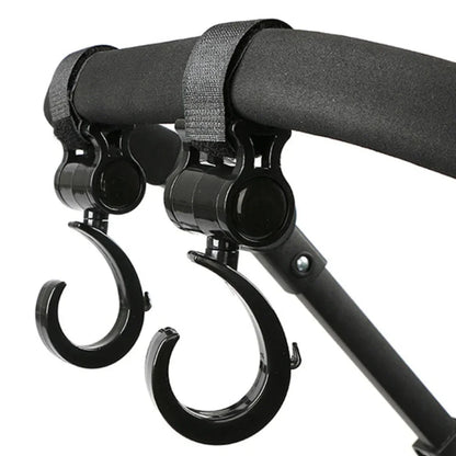 1PC Pram Hook Multifunctional 360 Degree Rotating Hanger Shopping Cart Car Seats Hooks Baby Stroller Accessories