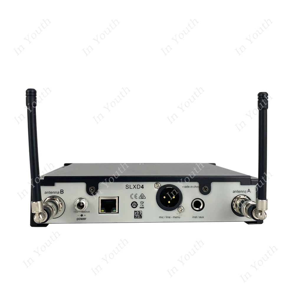 SLXD4 SLX24 Professional Wireless UHF Microphone System For Karaoke church perform church mic