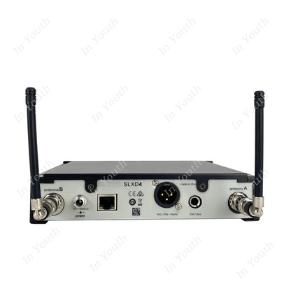 SLXD4 SLX24 Professional Wireless UHF Microphone System For Karaoke church perform church mic