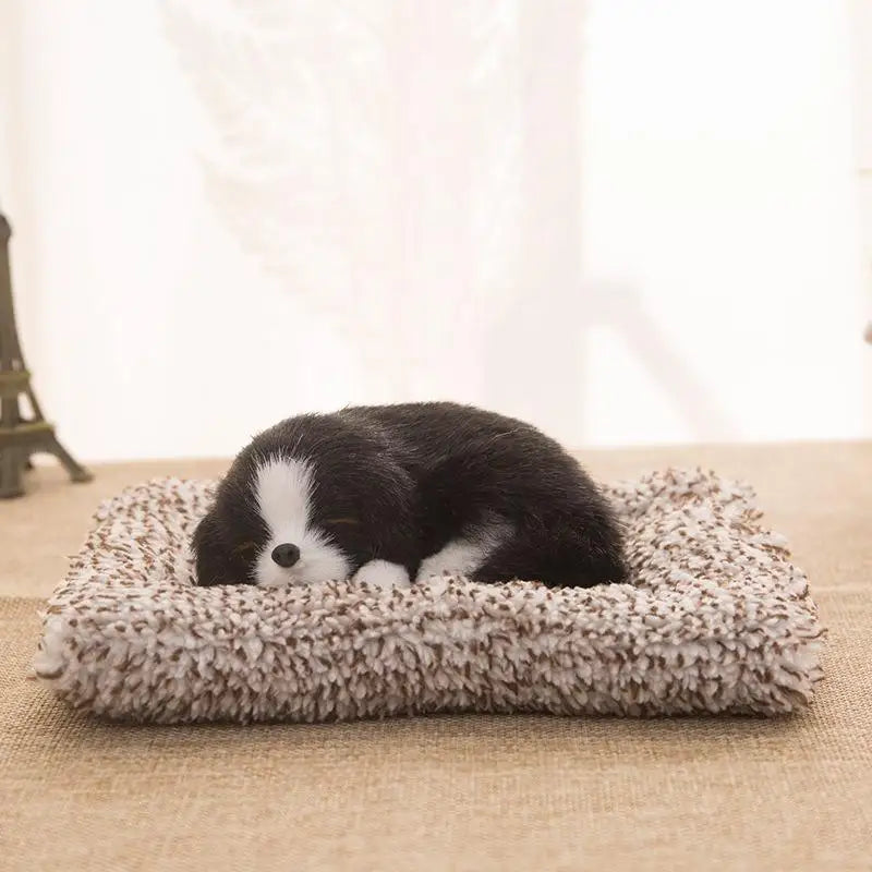 Car Stuffed Toys Lovely Simulation Animal Plush Sleeping Dogs Toy Kids For Car Decor