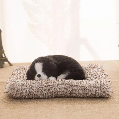 Car Stuffed Toys Lovely Simulation Animal Plush Sleeping Dogs Toy Kids For Car Decor