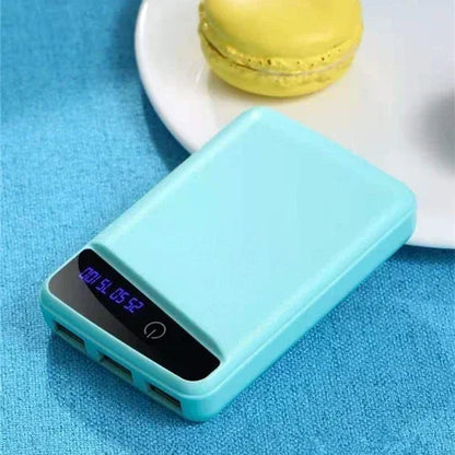 3×18650 DIY Shell Mobile Phone Charge Power Bank Case DIY Box 3 USB Ports 18650 Power Bank Case  Power Bank Cover Kit