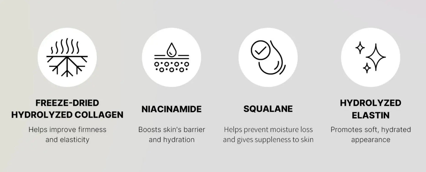 100g Jelly Face Cream Collagen Soft Nourishing Moisturize Face Shrinks Pores Remove Comedones And Face Toner Korean Skin Care